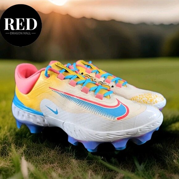 Nike Alpha Huarache Elite Low New York PE Baseball Cleats RBI - Men's Size 10.5 - Picture 3 of 16